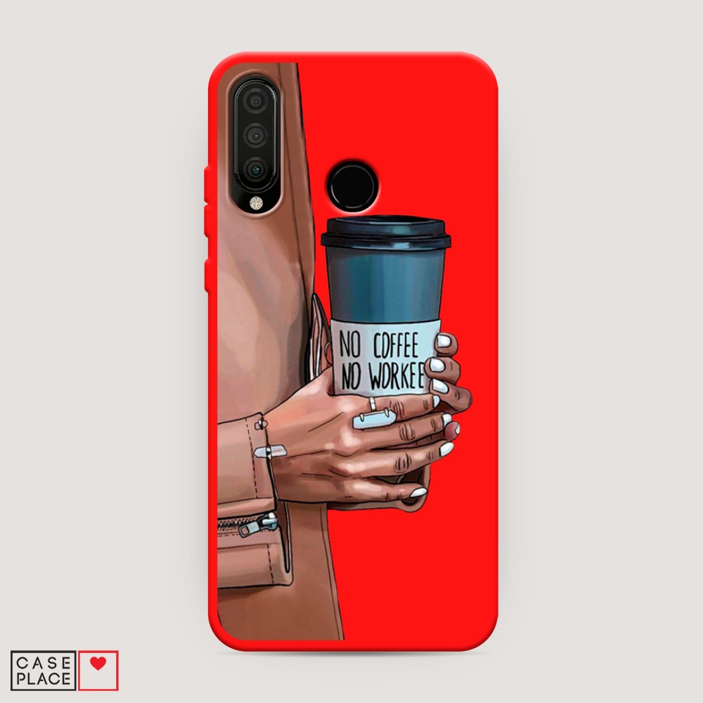 

Чехол Awog на Honor 20 Lite 2020 "No coffee", Разноцветный, 611253-1