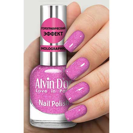 

Лак Alvin D'or Holographic №728
