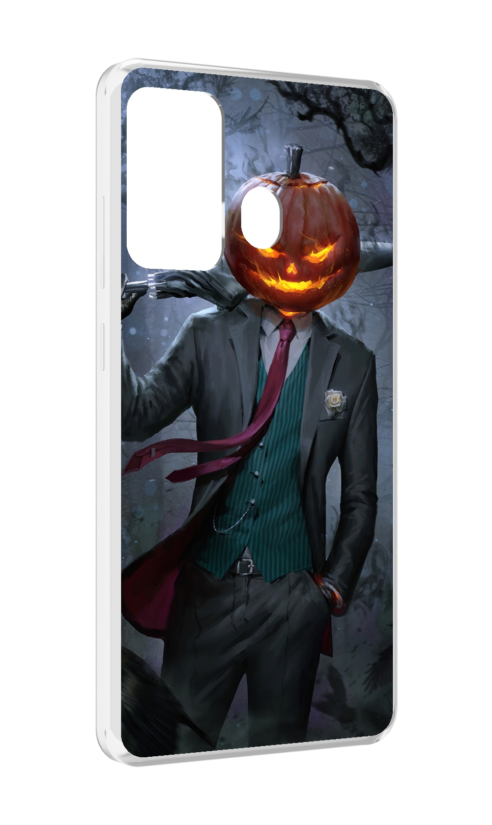 

Чехол MyPads Тыква-убийца для ITEL A27 / ITEL P17, Прозрачный, Tocco