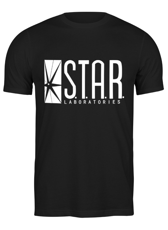 

Футболка мужская Printio S.t.a.r. lab (flash) черная 3XL, Черный, S.t.a.r. lab (flash)