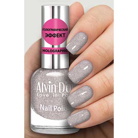 

Лак Alvin D'or Holographic №708