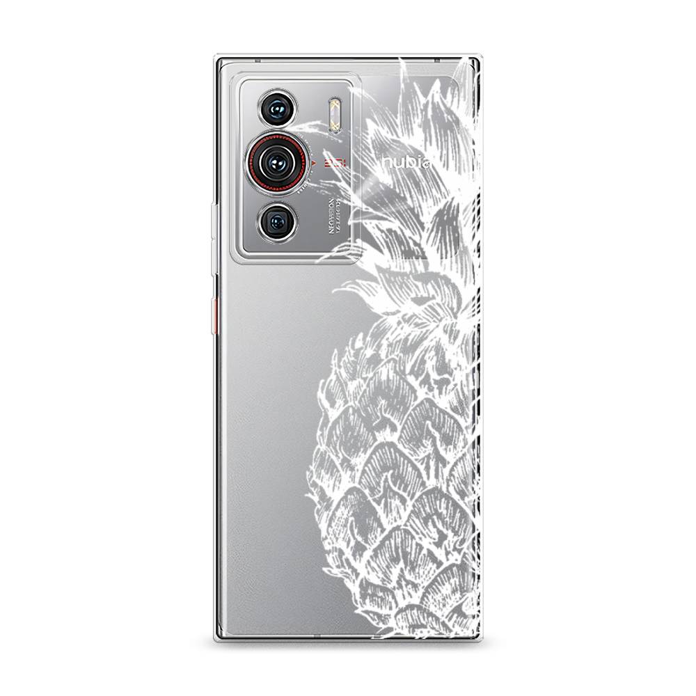 

Чехол Awog на ZTE Nubia Z40 Pro / ЗТЕ Нубиа Z40 Pro "Ананас графика белая", Разноцветный, 135850-10