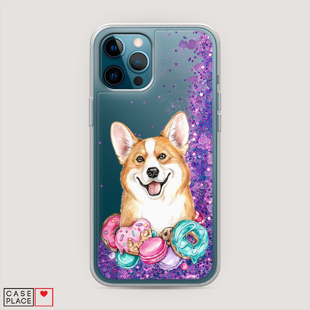 

Чехол Awog на Apple iPhone 12 Pro Max / Айфон 12 Pro Max "Корги и сладости", Разноцветный, 12792-1