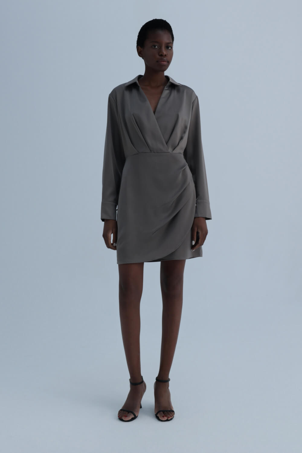 Платье женское Incity 1.1.2.23.01.44.06865 серое S