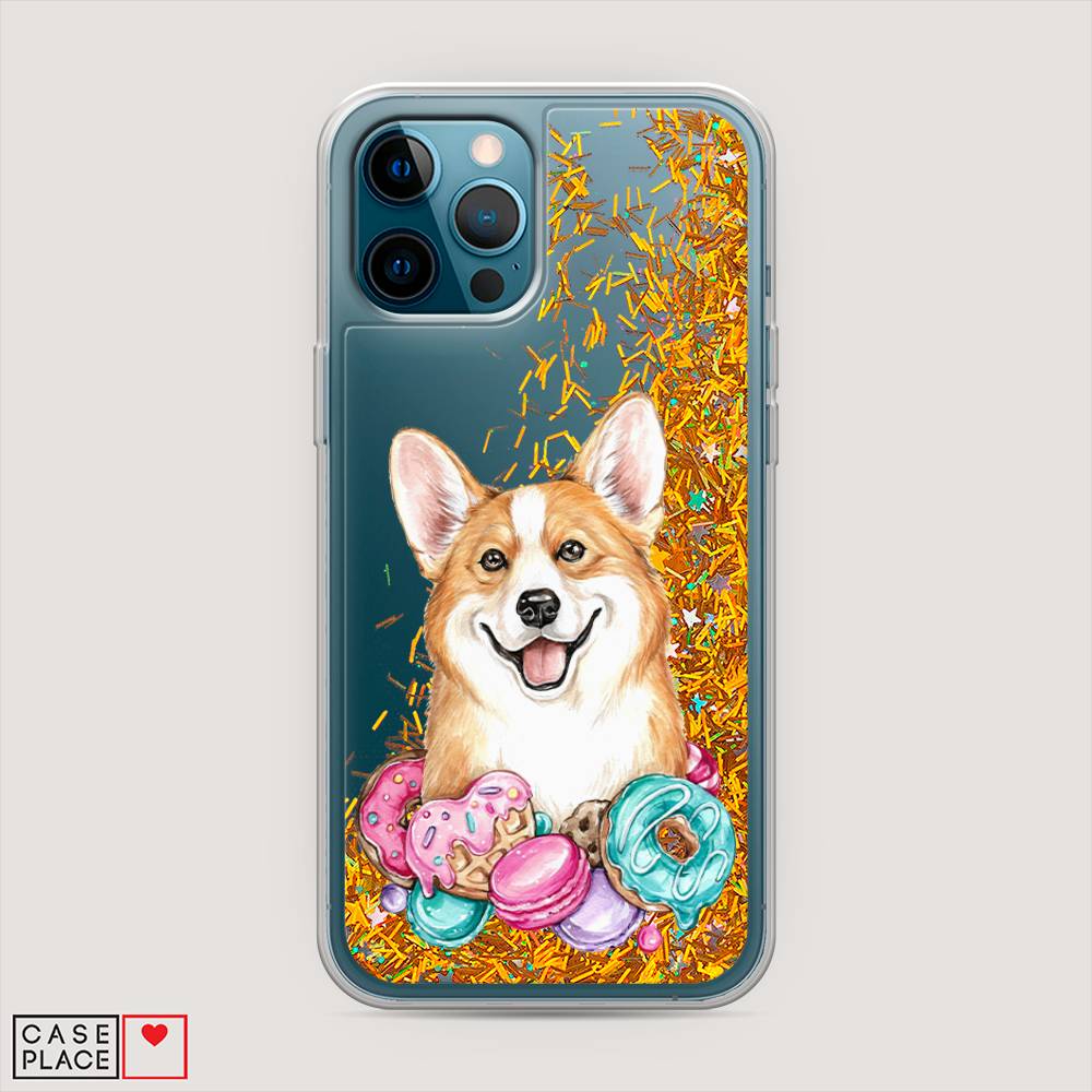 

Чехол Awog на Apple iPhone 12 Pro Max / Айфон 12 Pro Max "Корги и сладости", Разноцветный, 12790-1