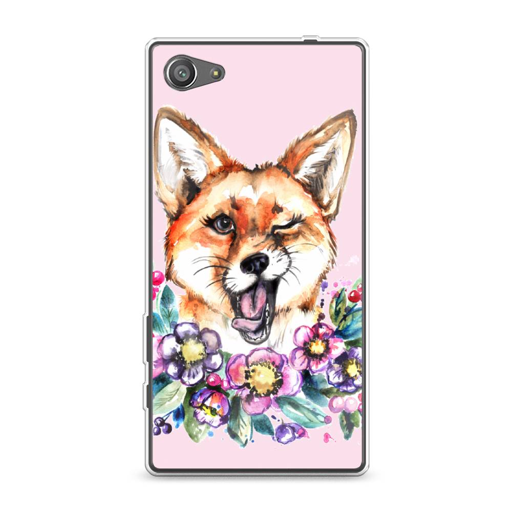 

Чехол Awog на Sony Xperia Z5 compact "Подмигивающая лиса", Разноцветный, 52250-10