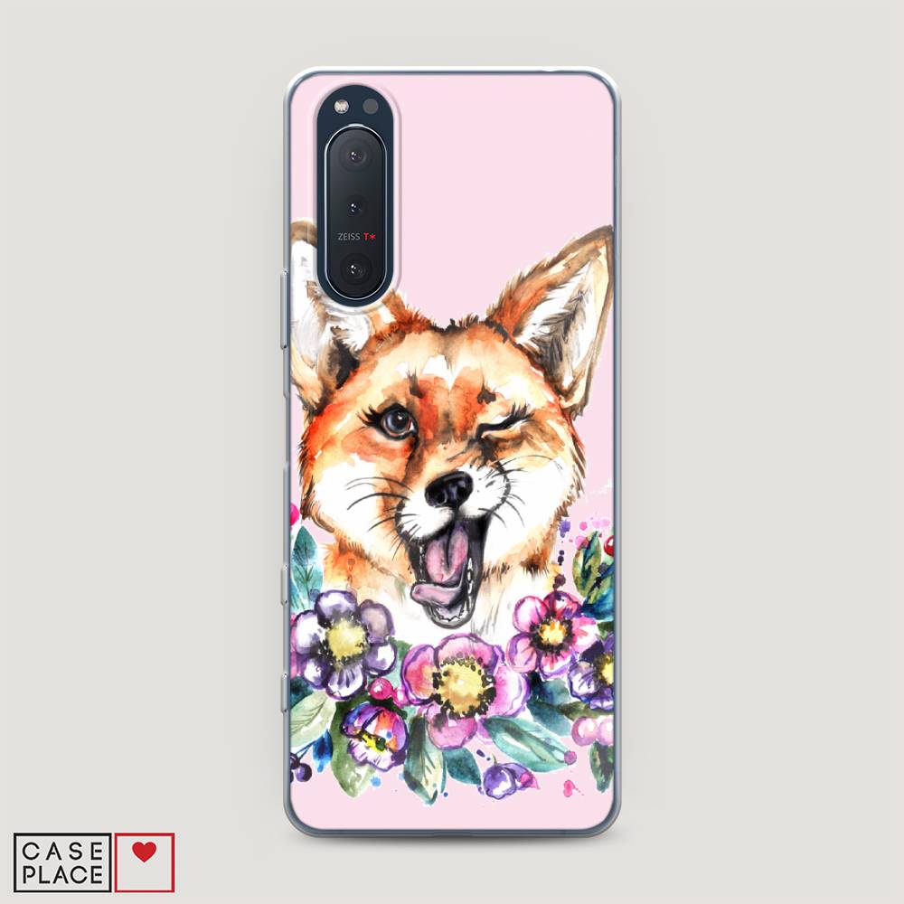 

Чехол Awog на Sony Xperia 5 II "Подмигивающая лиса", Разноцветный, 54750-10