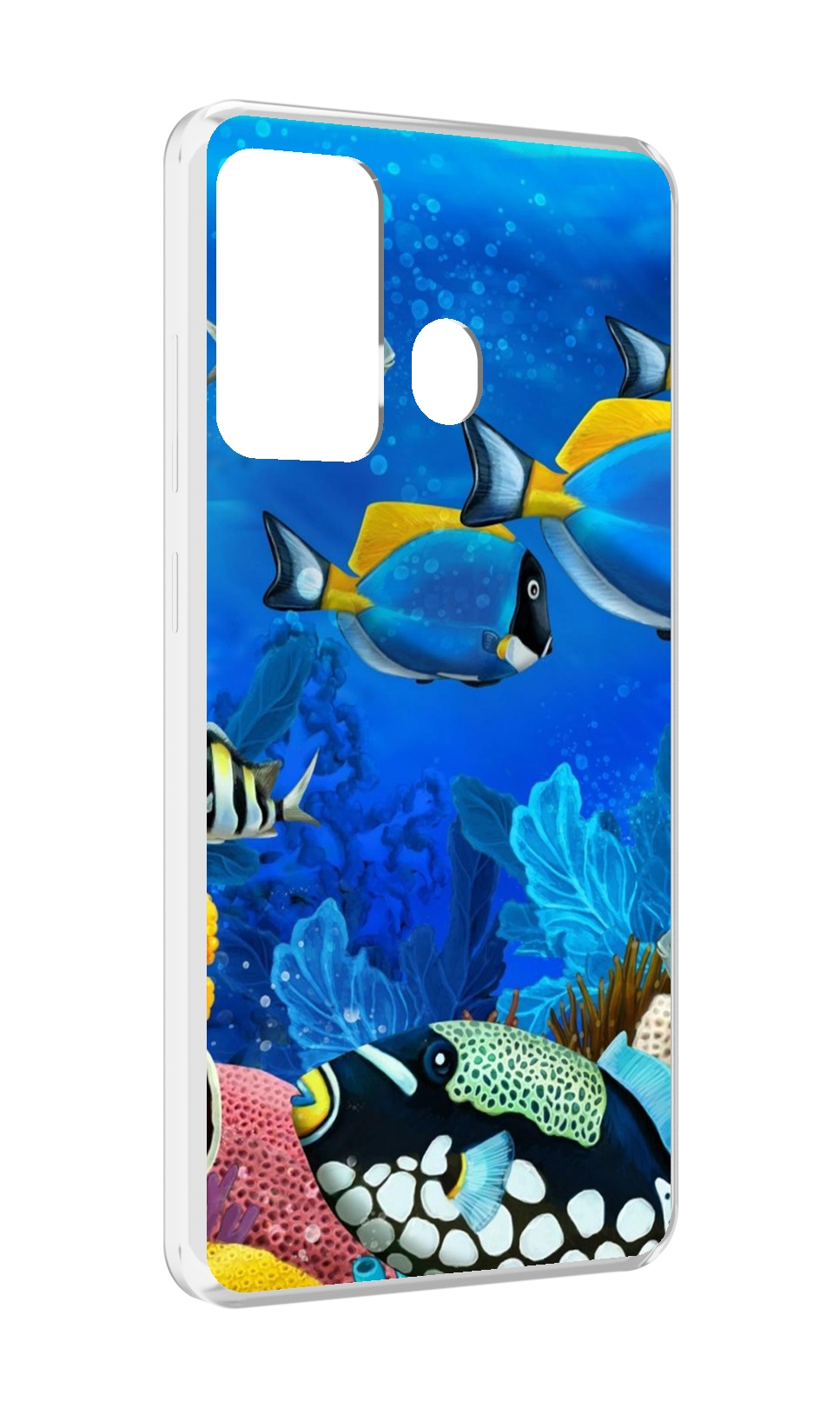 

Чехол MyPads Рыбки для ITEL A27 / ITEL P17, Прозрачный, Tocco