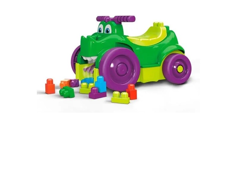 

Пластиковый конструктор Mega Bloks Машинка-крокодил GFG22 25 дет, "Машинка-крокодил"