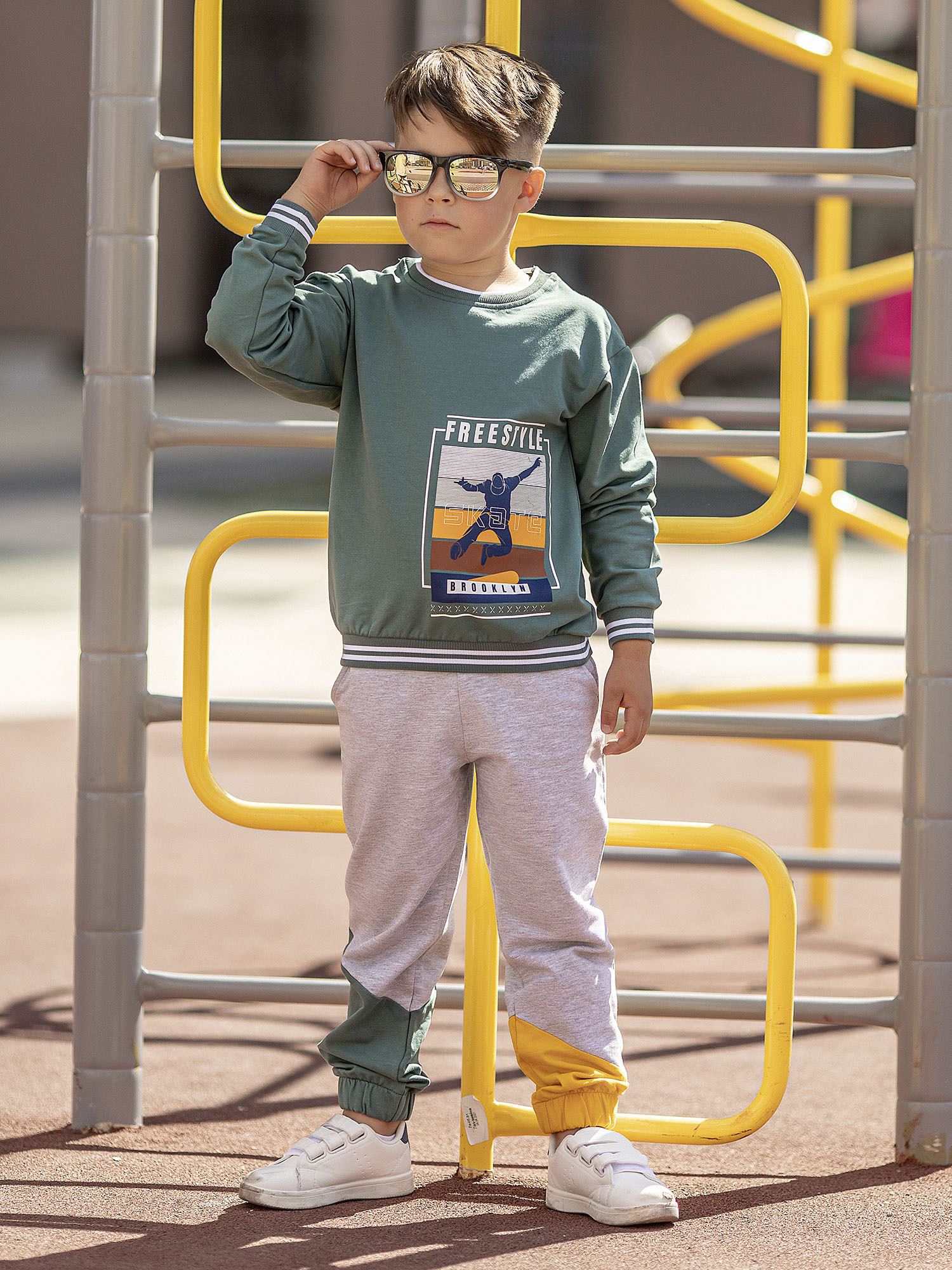 

Брюки детские Batik 017_ОС22, мультиколор, 146, Серый, 017_ОС22