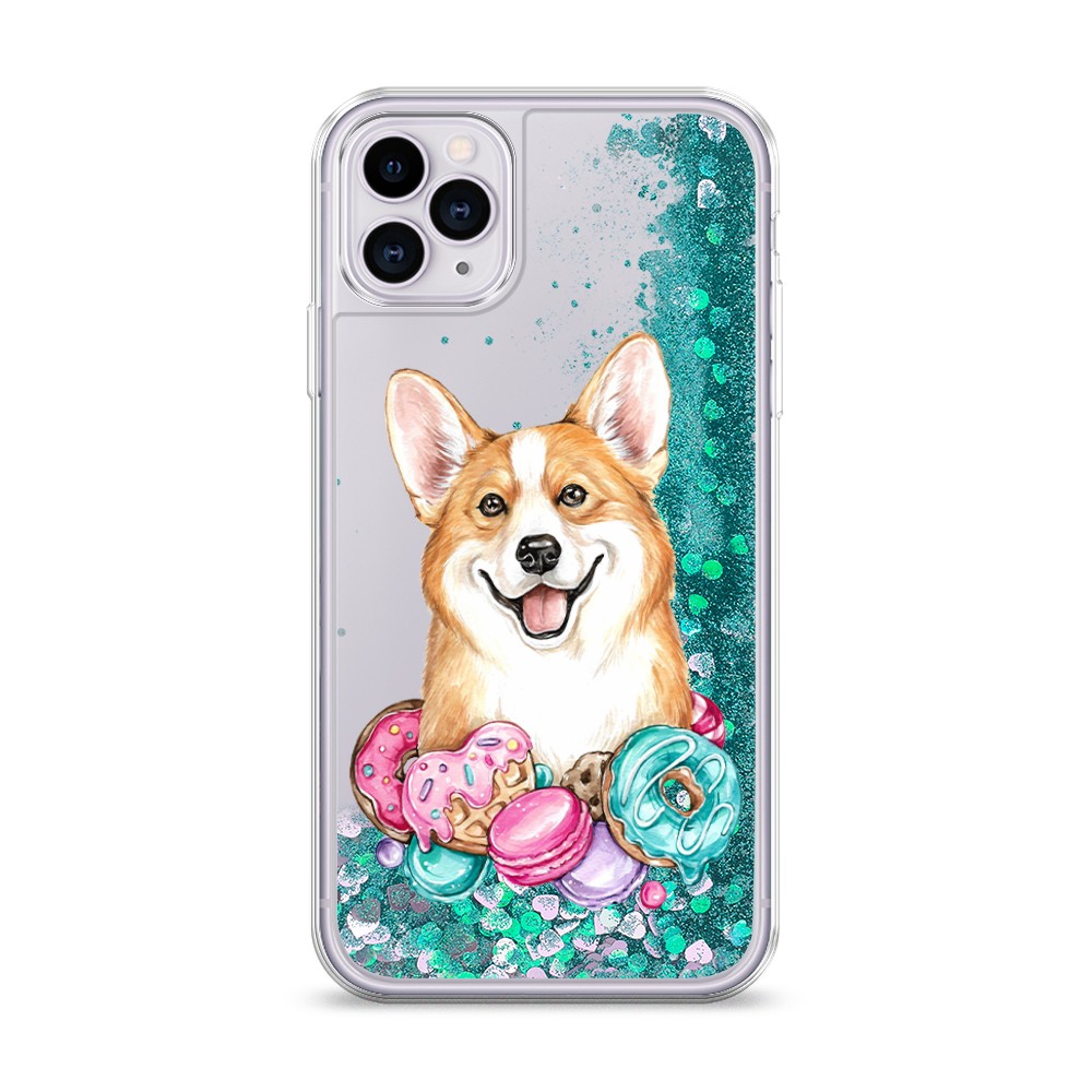 

Чехол Awog на Apple iPhone 11 Pro Max / Айфон 11 Pro Max "Корги и сладости", Разноцветный, 12295-1