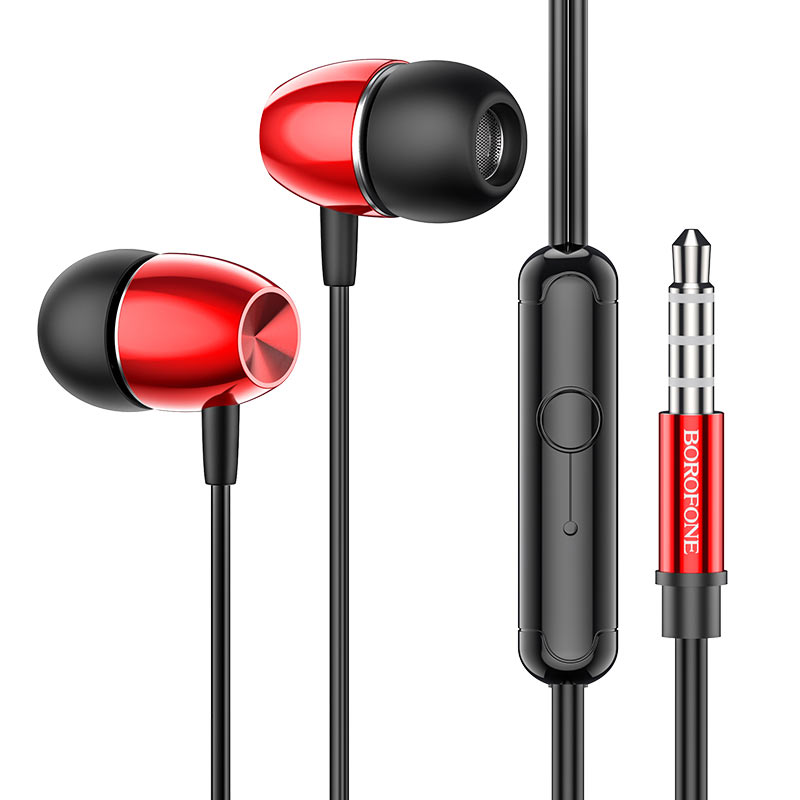 

Наушники Borofone BM57 Platinum, красный