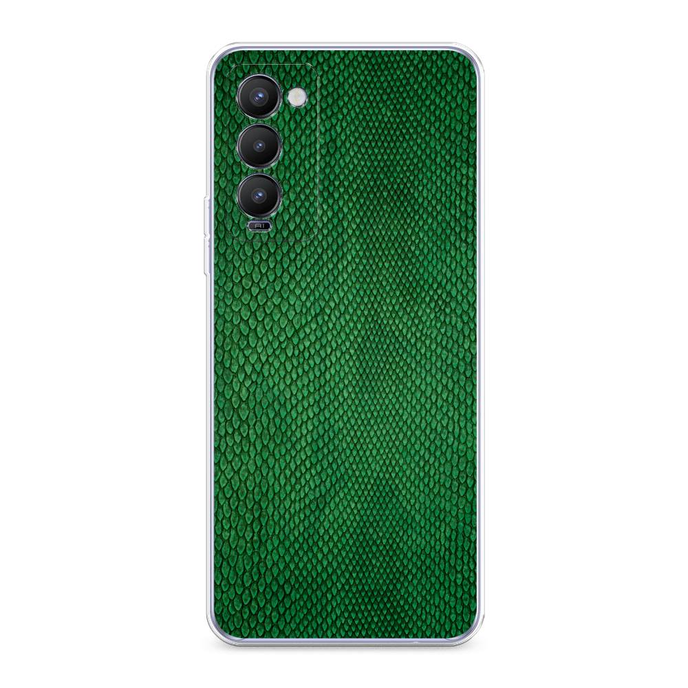 

Чехол Awog на Tecno Camon 18 "Изумрудная змея", Разноцветный, 300650-3