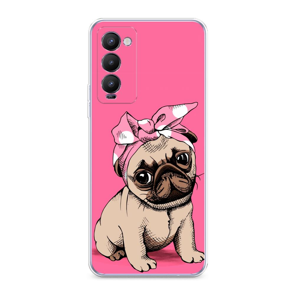 

Чехол Awog на Tecno Camon 18 "Dog Pin-Up", Разноцветный, 300650-2