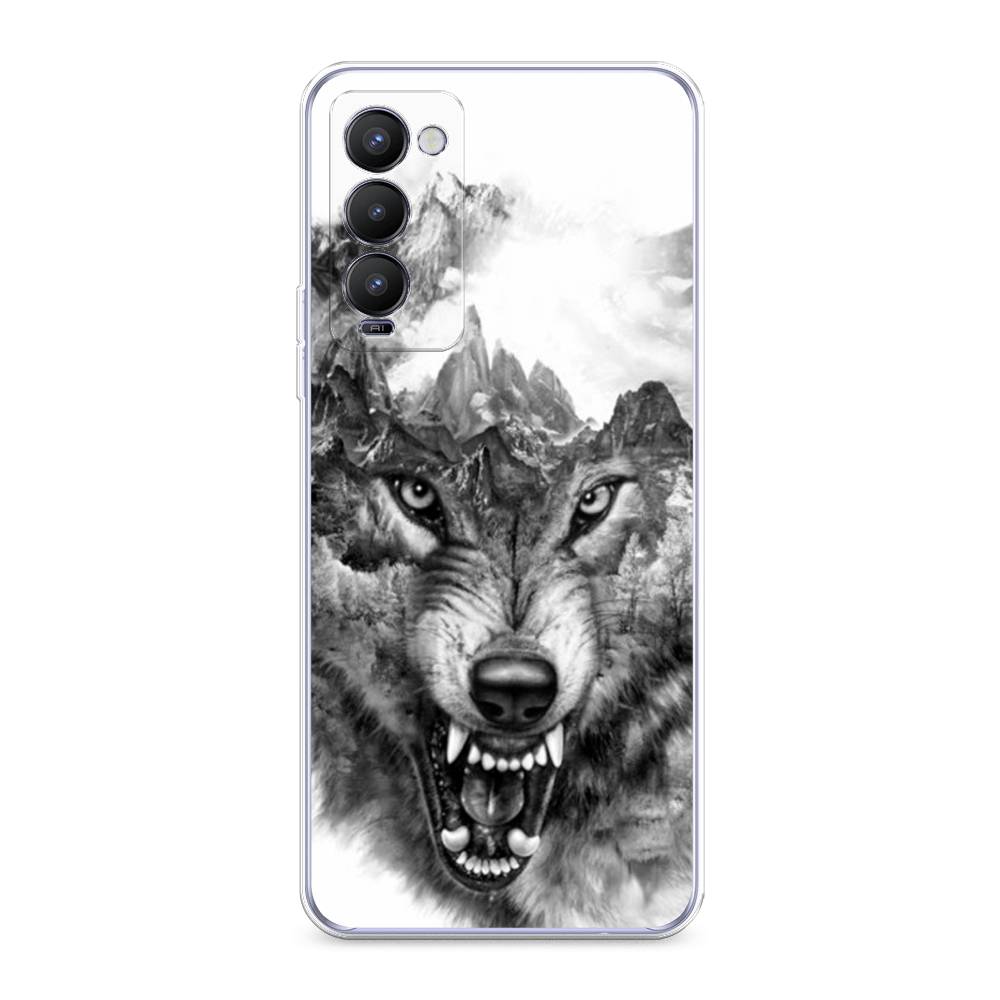 

Чехол Awog на Tecno Camon 18 "Волк в горах", Разноцветный, 300650-1
