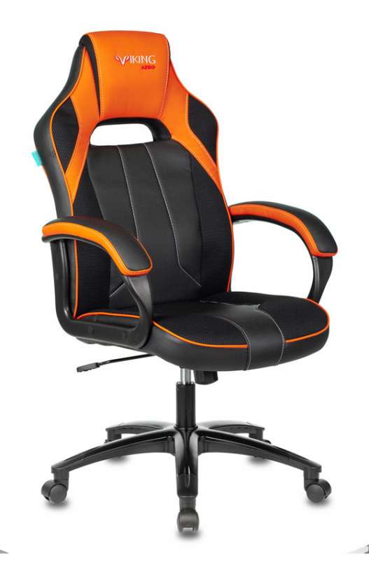 фото Игровое кресло zombie viking 2 aero orange, черный/орнажевый