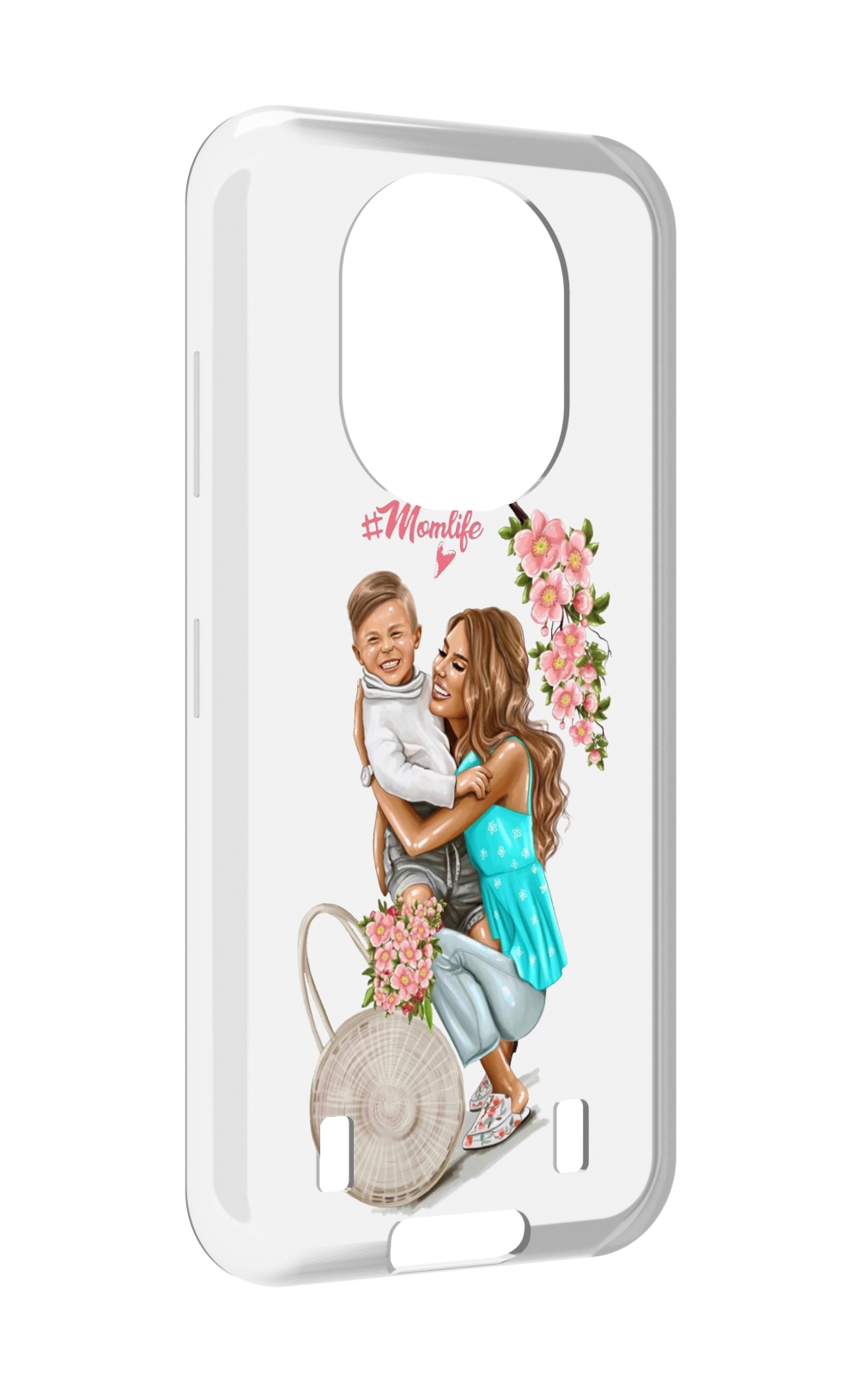 

Чехол MyPads Momlife для Oukitel WP16, Прозрачный, Tocco