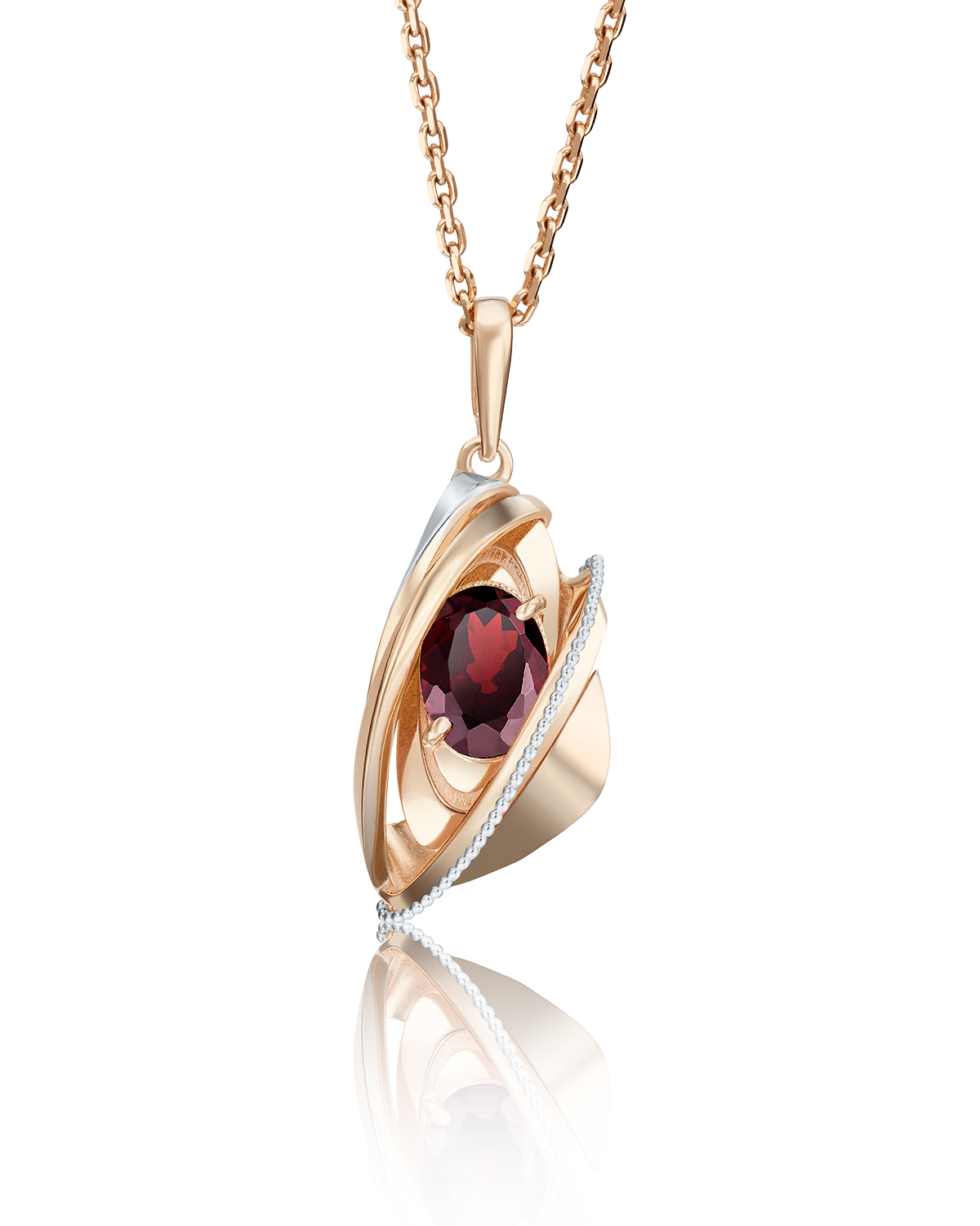 

Подвеска из золота с гранатом PLATINA jewelry 03-2759-00-204-1110-46, 03-2759-00-204-1110-46
