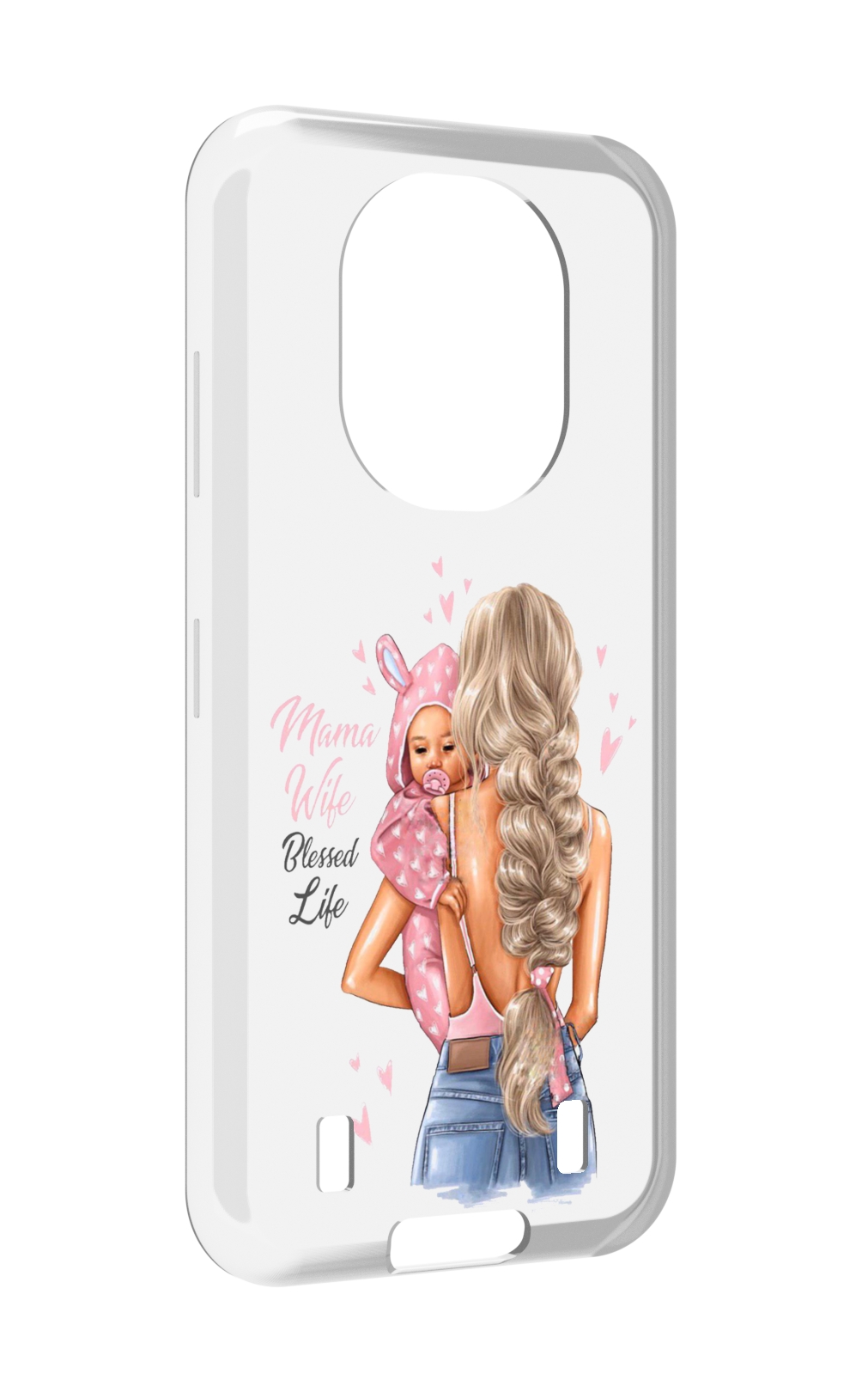 

Чехол MyPads Mama-wibe для Oukitel WP16, Прозрачный, Tocco