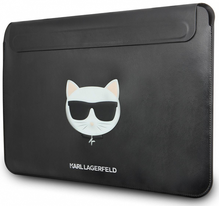 фото Чехол для ноутбука унисекс karl lagerfeld choupette sleeve black