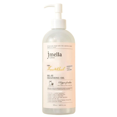 Гидрофильное масло Jmella Lime and Basil Cleansing Oil 500 мл массажное масло для тела ultima beauty с ароматом парфюма