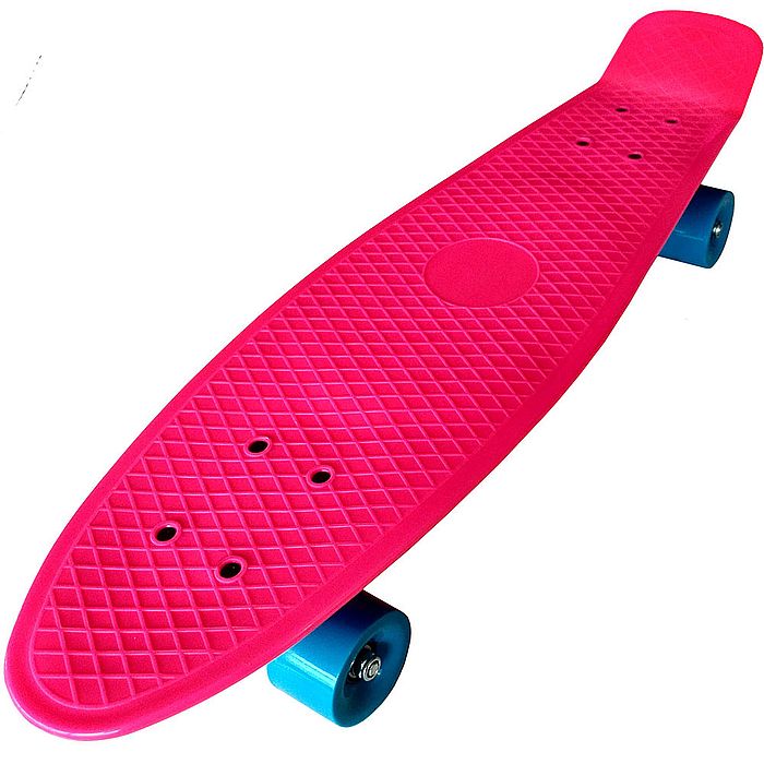 Пенни борд скейт SPORTEX SK30X 27 68x19,5 см розовый колесо для йоги sportex 33х13см 6мм e41066 розовый