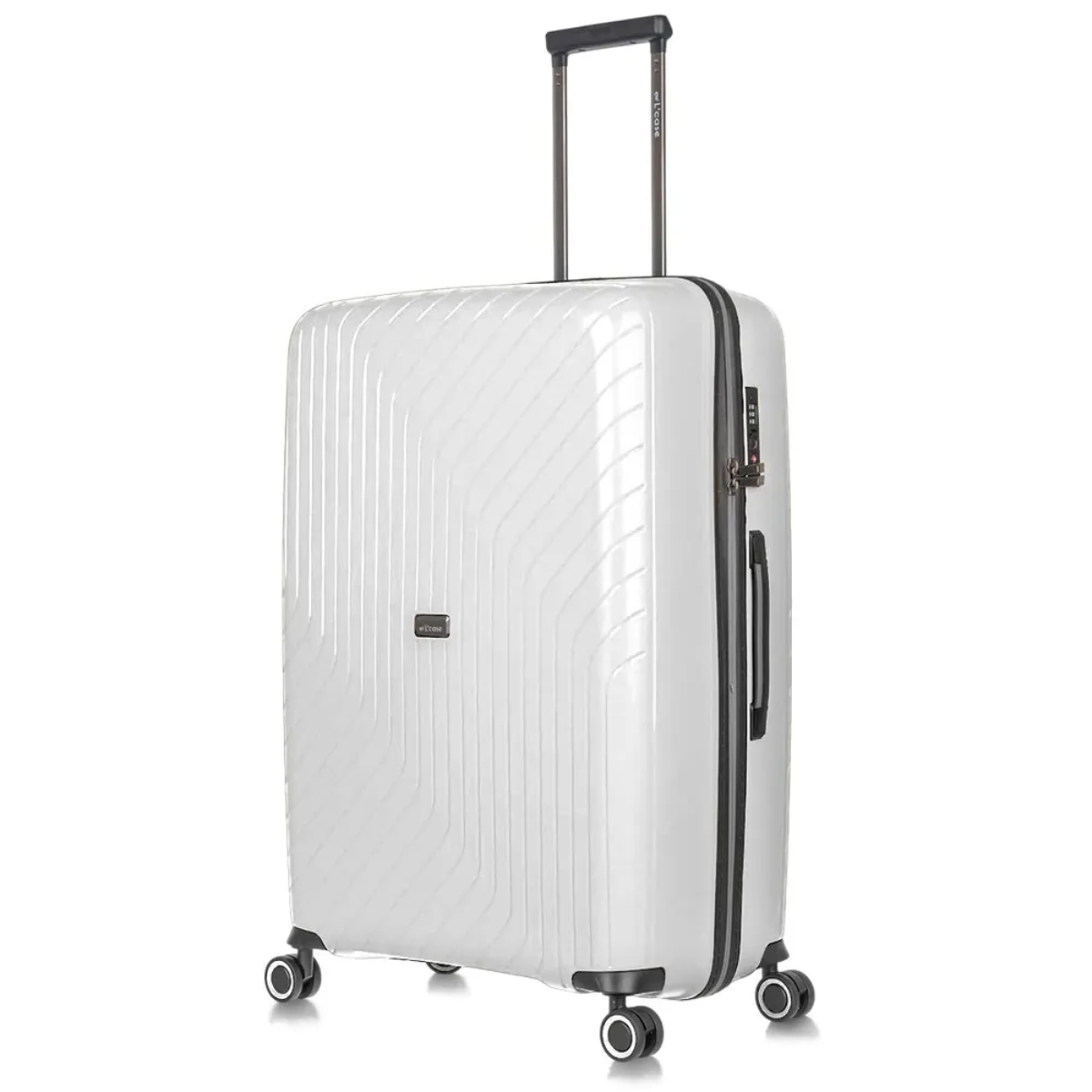 

Чемодан унисекс L'Case MADRID белый, L, 76.5х52х31.5 см, MADRID