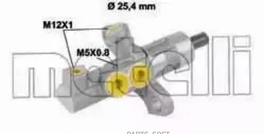 

Цилиндр тормозной главный Opel Astra J/Astra J GTC/Astra J Sports Tourer 06>17 METELLI 050