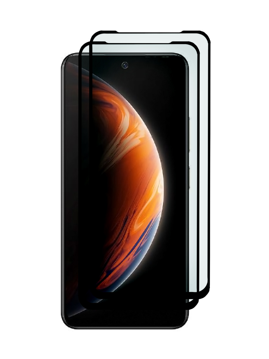 

Комплект из 2 шт защитное стекло для Infinix Zero X Pro с рамкой черной, ZTG-5D-INF-ZX-PRO