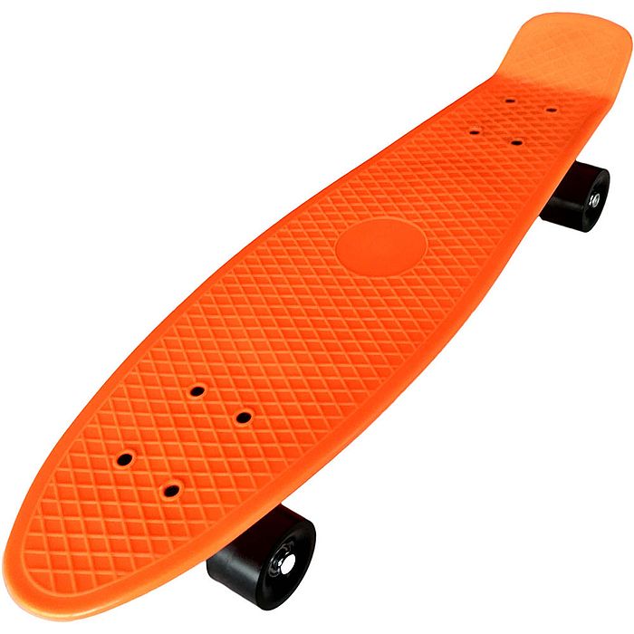 Пенни борд скейт SPORTEX SK30X 27 68x19,5 см оранжевый ролик гимнастический sportex 2 х рядный с неопреновыми ручками abr 800 1 d34365