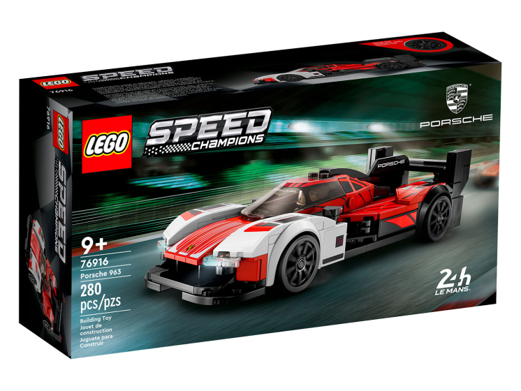 

Конструктор Lego Speed Champions Гоночный автомобиль Porsche 963, 76916