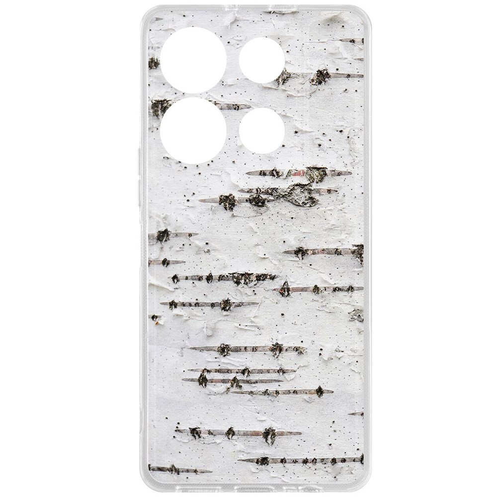 

Чехол-накладка Krutoff Clear Case Березка для INFINIX Note 30 VIP, Прозрачный