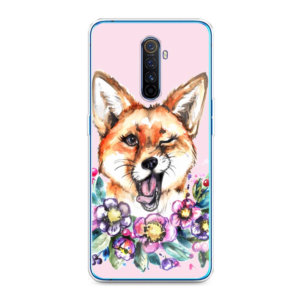 

Чехол Awog на Realme X2 Pro "Подмигивающая лиса", Разноцветный, 251750-10