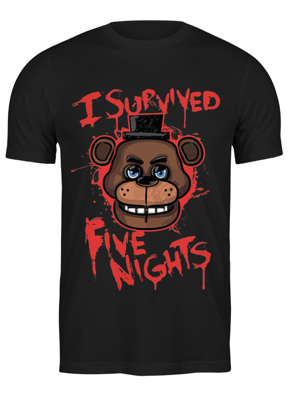 

Футболка мужская Printio Пять ночей у фредди (five nights at freddy’s) черная 3XL, Черный, Пять ночей у фредди (five nights at freddy’s)