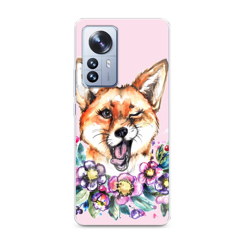 

Чехол Awog на Xiaomi 12 Pro "Подмигивающая лиса", Разноцветный, 314450-10