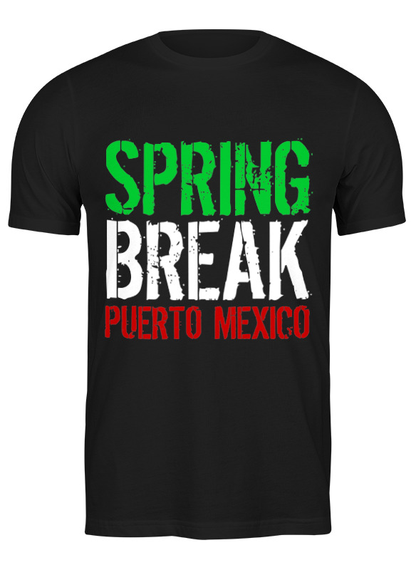 Футболка мужская Printio Spring break (мачо и ботан 3) черная 3XL