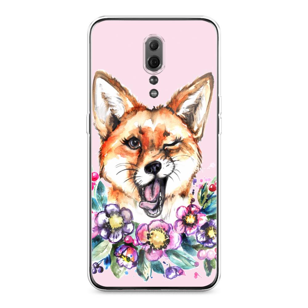 

Чехол Awog на Oppo Reno Z "Подмигивающая лиса", Разноцветный, 250950-10