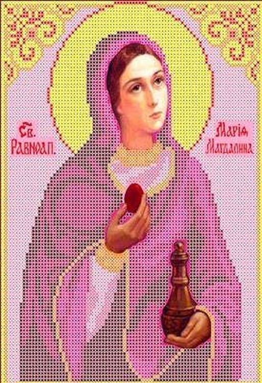 

Рисунок на ткани «Святая Мария»
