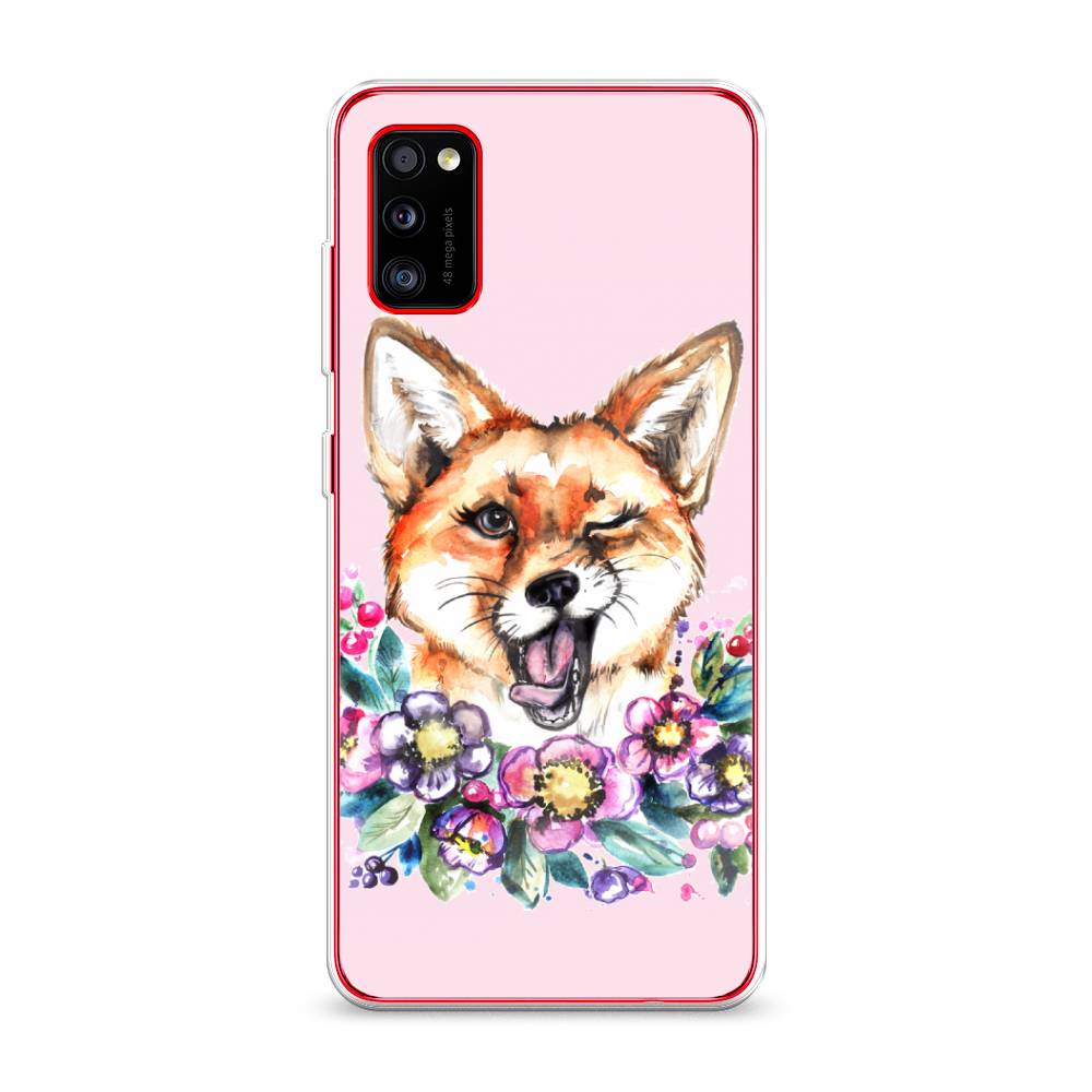 

Чехол Awog на Samsung Galaxy A41 / Самсунг A41 "Подмигивающая лиса", Разноцветный, 2100450-10