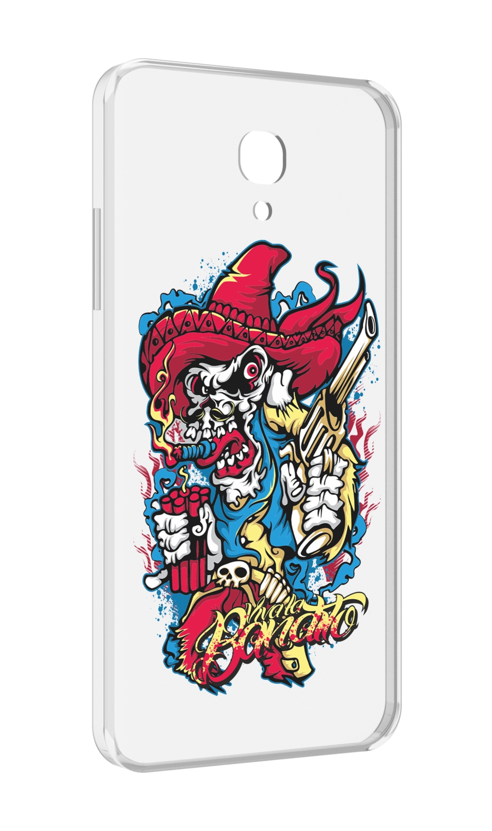 

Чехол MyPads нарисованный скелет с писталетом для Lenovo Vibe P2 5.5 (P2a42), Прозрачный, Tocco