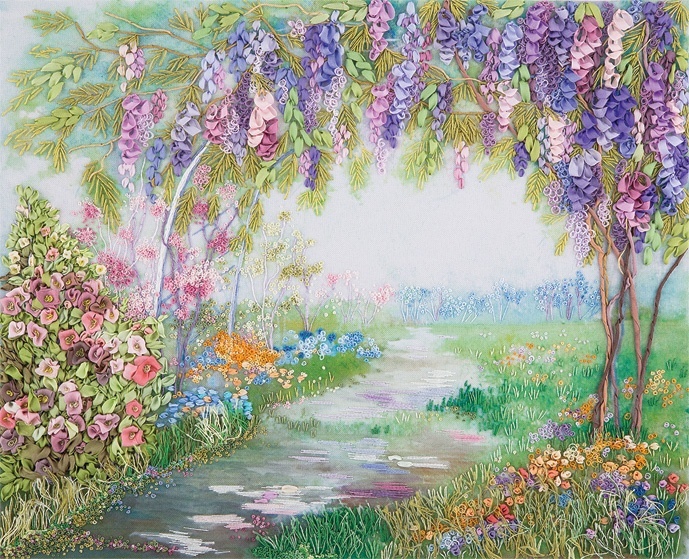 

PANNA Живая картина, Цветущая глициния