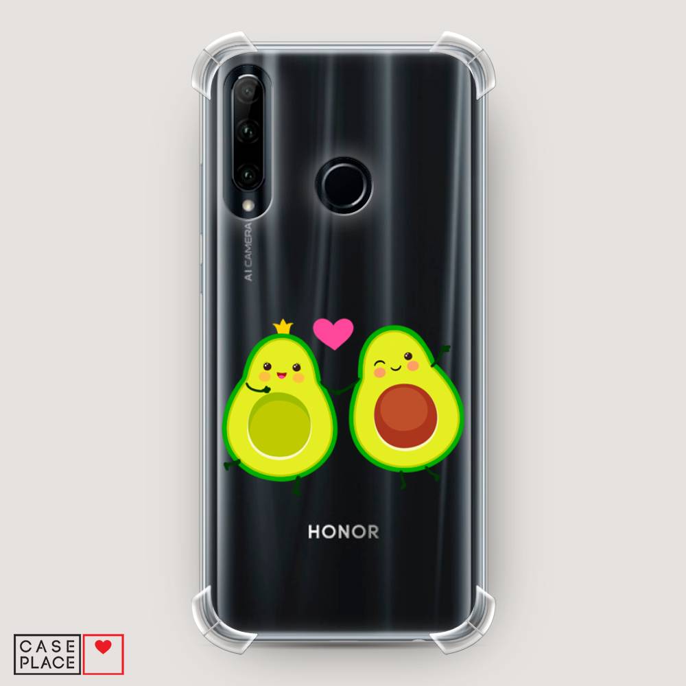 

Чехол Awog на Honor 20 Lite 2019 "Авокадо любят", Зеленый;коричневый;розовый, 68951-1