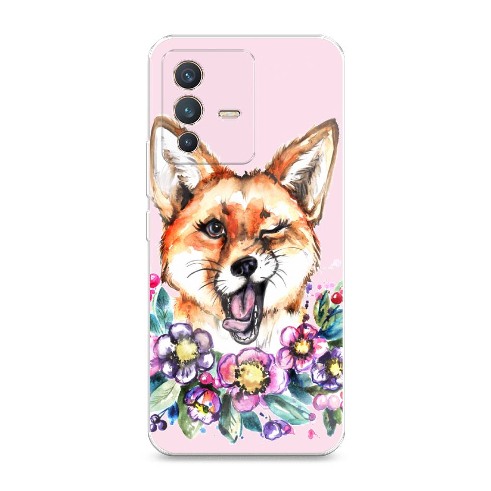 

Чехол Awog на Vivo V23 "Подмигивающая лиса", Разноцветный, 266050-10