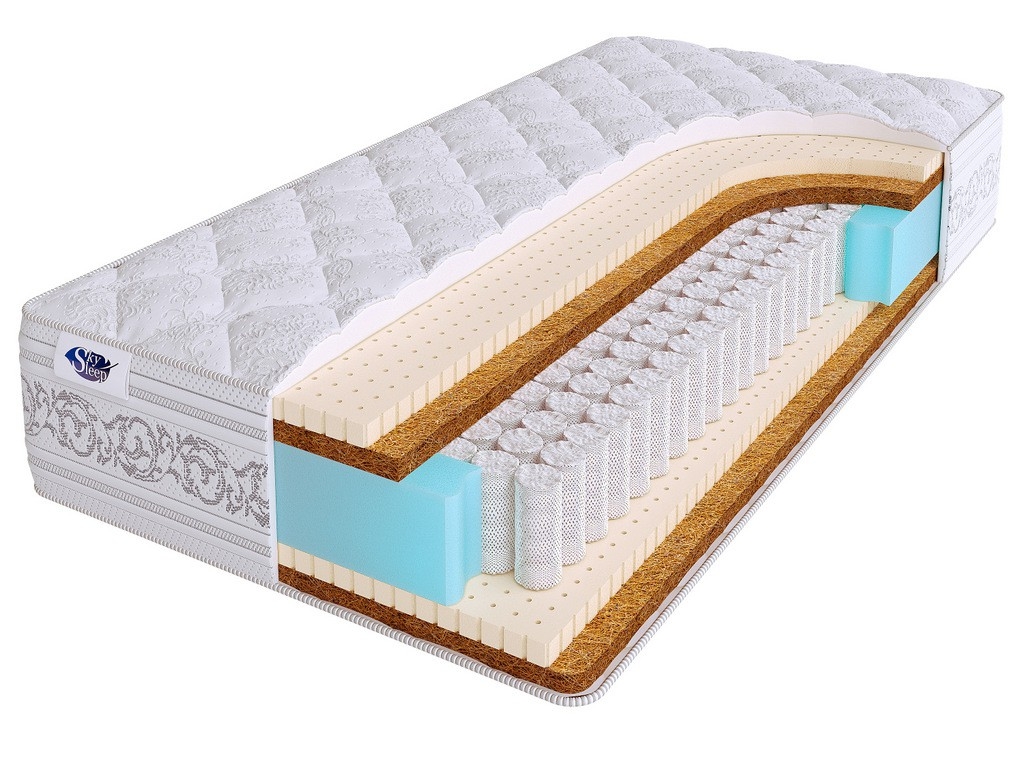 

Матрас SkySleep Privilege Mix S500 120х200, Бежевый;белый;серый;серебристый, Privilege Mix S500