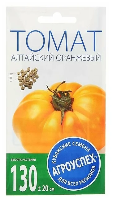 

Семена томат Агроуспех Алтайский оранжевый 1 уп.