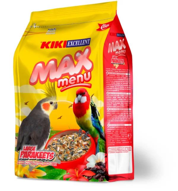 

Основной корм Kiki для средних попугаев, 1000 г