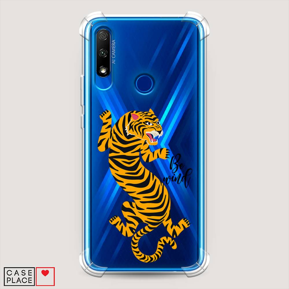 

Чехол Awog на Honor 9X "Tiger be wind", Желтый;черный