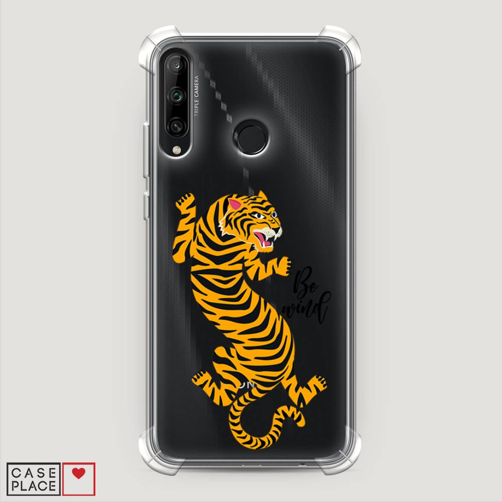 

Чехол Awog на Honor 9C "Tiger be wind", Желтый;черный