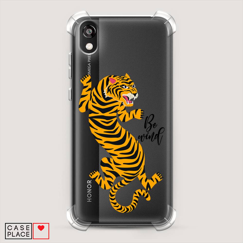 

Чехол Awog на Honor 8S "Tiger be wind", Желтый;черный