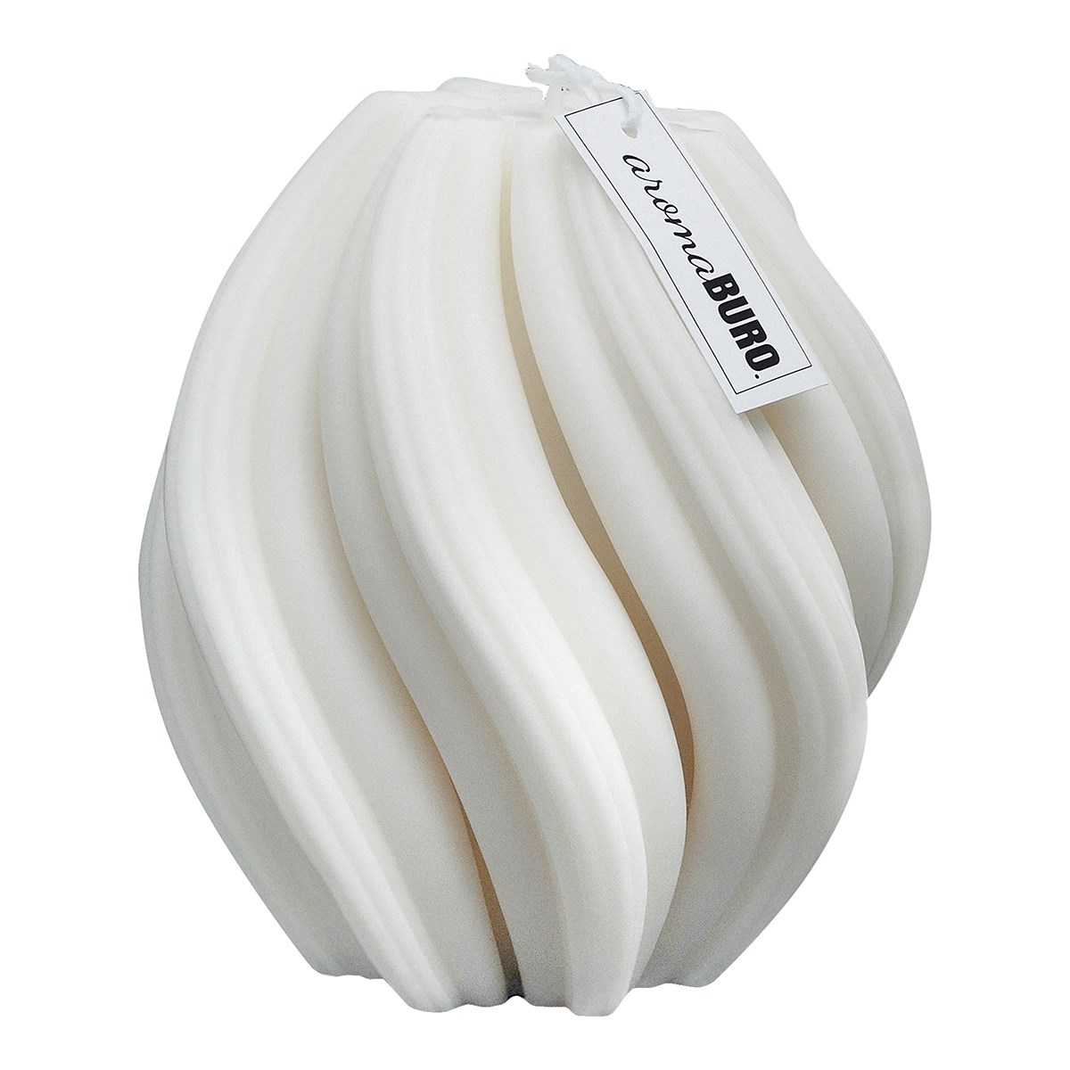 

Средняя белая свеча swirl Aromaburospb ARO044600, 36861